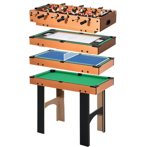 Homcom tavolo multigioco in - multigioco, 4